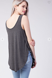 Two-Tone Crepe Tank - 2 Colors