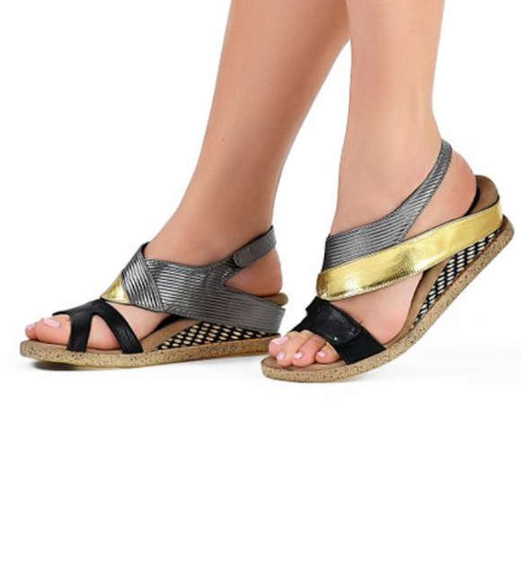Two-Tone Reversible Sandals PREORDER