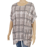 Special Group Genie 1.0 Bundle Check Print Round Neck Drop Shoulder Tee