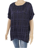 Special Group Genie 1.0 Bundle Check Print Round Neck Drop Shoulder Tee