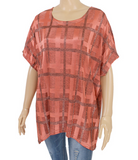 Special Group Genie 1.0 Bundle Check Print Round Neck Drop Shoulder Tee