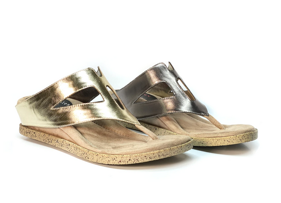 Golden Mirror Reversible Sandals PREORDER