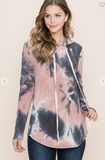 Tie Dye Hooded Pullover - 9 Colors
