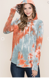 Tie Dye Hooded Pullover - 9 Colors