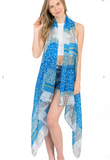 Mosaic Multi Print Sleeveless Kimono Vest - 2 Colors