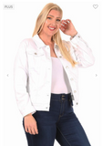 Tier 2 White Denim Stretch Jacket