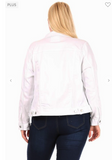 Tier 2 White Denim Stretch Jacket