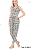 Snake Sleeveless Jogger