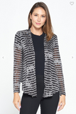 Striped Long Sleeve Cardigan - 2 Colors