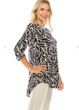 Rolled Sleeve Terra Top
