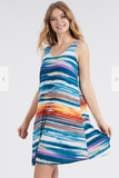 Ocean Sunset Tank Dress