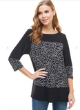 Contrast Rose Garden Top