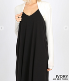 Long Sleeve Bolero with Side Shirring - 4 Colors