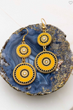 Filigree Medallion Earrings - 2 Earrings