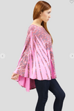 Dolman Chevron Poncho one size