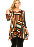 Arizona Desert V-Neck Top