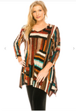 Arizona Desert V-Neck Top