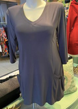 V-neck Tunic with Cool Pocket Detail