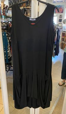 Black Tank Dress with Pockets