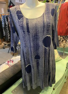 3/4 Sleeved Navy Tunic