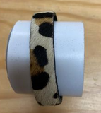 Calf Hair on Hide Bracelets