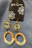 Woven Beaded Earrings