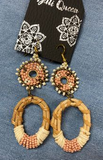 Woven Beaded Earrings