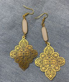 Gold Filigree Earrings