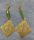 Gold Filigree Earrings
