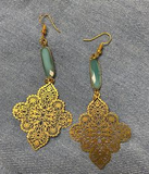 Gold Filigree Earrings