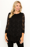 Overlay lace Top