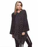 Stripe Poncho one size
