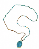 Semi Precious Stone, Stone, Turquoise Necklace