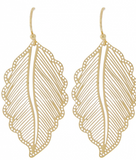 Hollow metal leaf