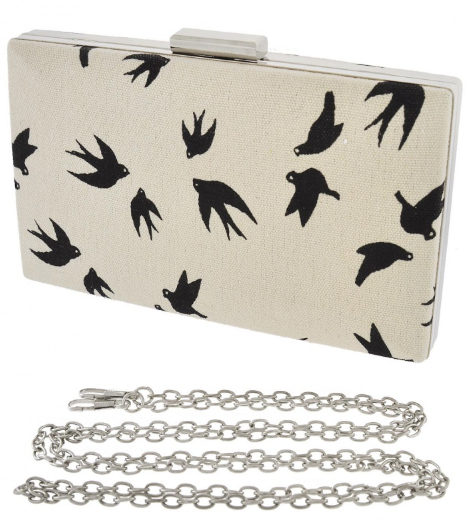 Cream Crow Purse
