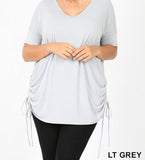 Premium V-Neck Side-Tie Tee - 14 Colors Group 1