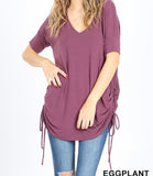 Premium V-Neck Side-Tie Tee - 14 Colors Group 1