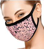 Pink/Black Face Mask