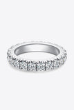 Adored 2.3 Carat Moissanite 925 Sterling Silver Eternity Ring