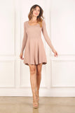DS Knitted fit and flare dress
