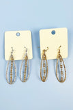 DS METAL BEADS WIRE WRAPPED EARRINGS