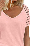 V-Neck Raglan Sleeve Tee