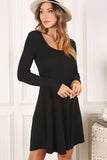 DS Knitted fit and flare dress
